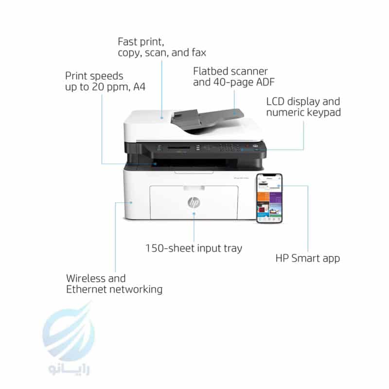 HP Laser 137fnw Laser Printer