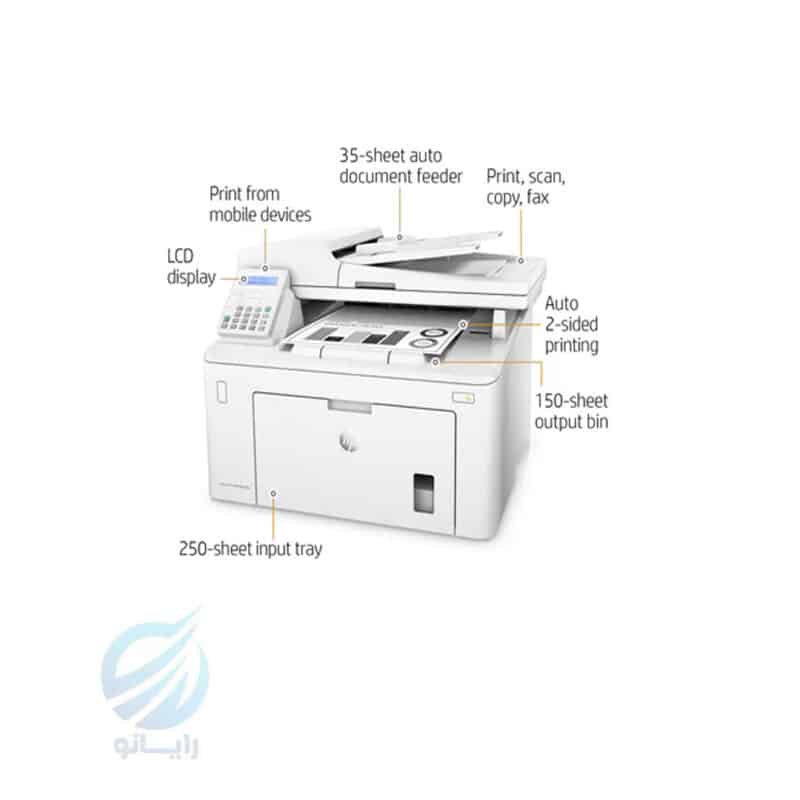 HP LaserJet Pro MFP M227fdn Laser Printer