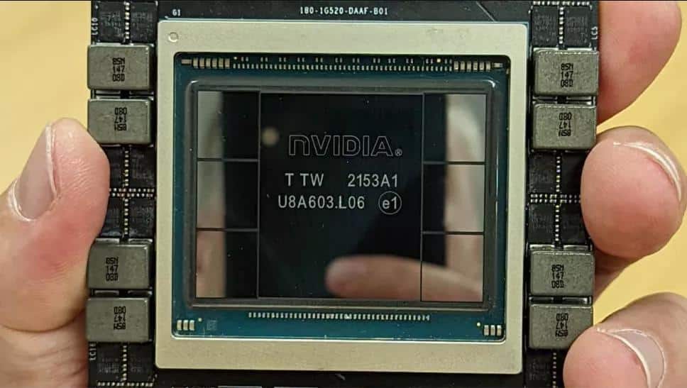 Nvidia's Hopper H100 SXM5 Pictured