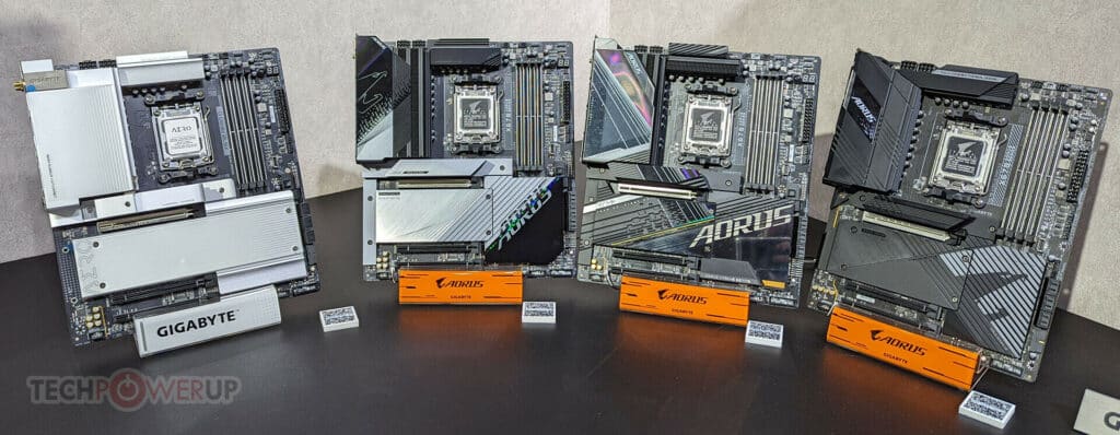 Hands On with the new Gigabyte X670 Motherboards at Computex 2022