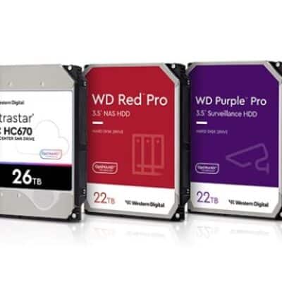 هارددیسک‌های 26 و SSD های 15 ترابایتی سرور وسترن دیجیتال