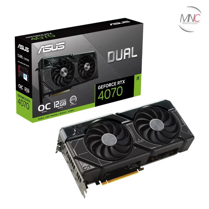 کارت گرافیک ایسوس Asus Dual RTX 4070 OC 12GB