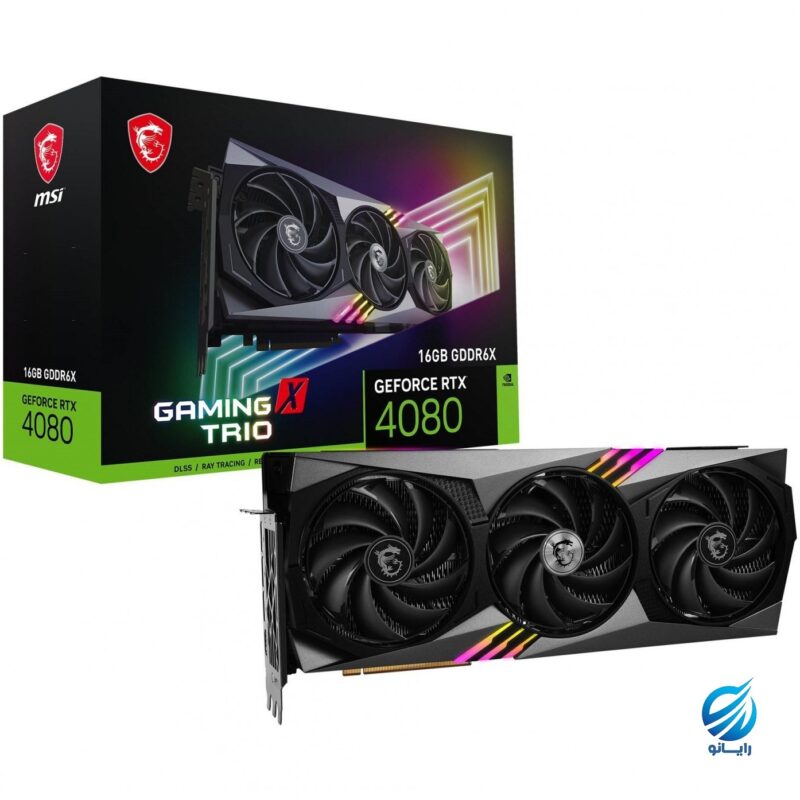 کارت گرافیک ام اس ای GeForce RTX 4080 16GB GAMING X TRIO 1