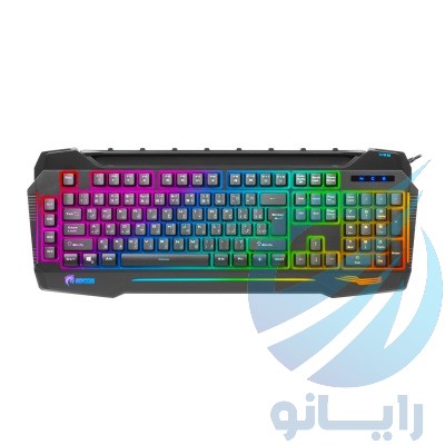 کیبورد گیمینگ شرکت گرین با حروف فارسی KEYBOARD GAMING GREEN RGB GK-702 W