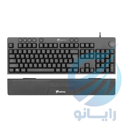 کیبورد گیمینگ شرکت گرین با حروف فارسی KEYBOARD GAMING GREEN RGB GK-703