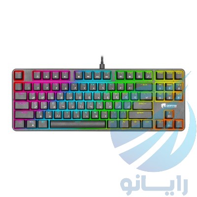 کیبورد گیمینگ شرکت گرین با حروف فارسی KEYBOARD GAMING GREEN RGB GK-801