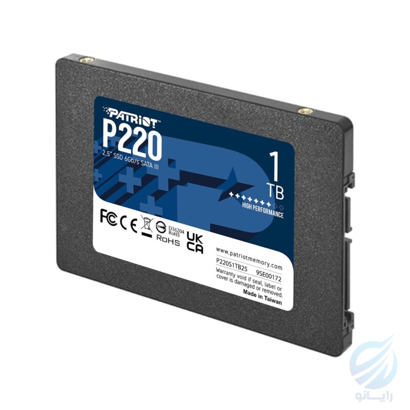 اس اس دی P220 پتریوت یک ترابایت PATRIOT قیمت خرید SSD پاتریوت ساتا رایانو