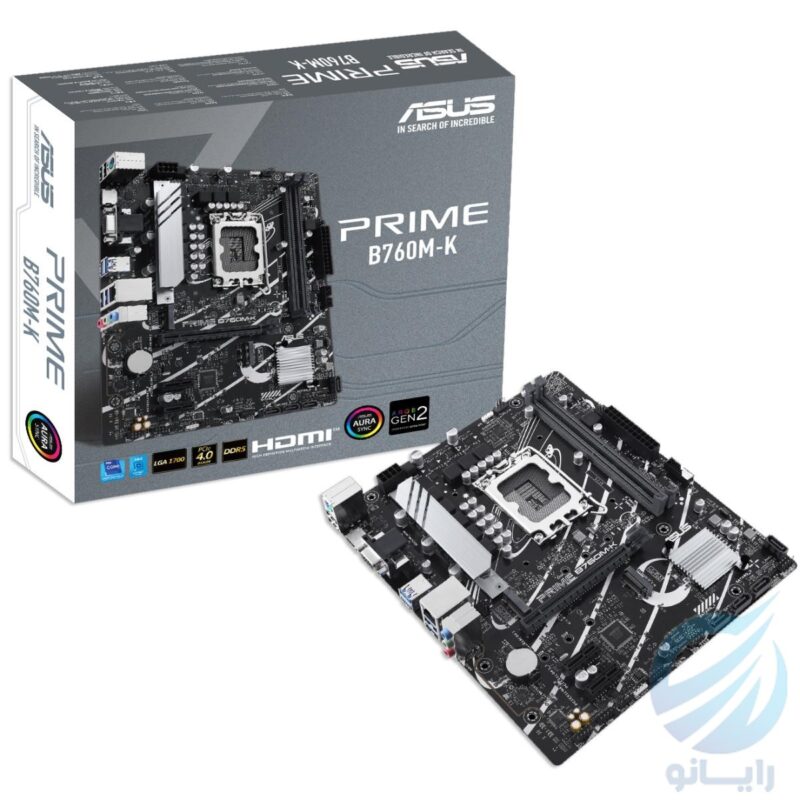 مادربرد ایسوس مدل MOTHERBOARD ASUS PRIME B760M-K