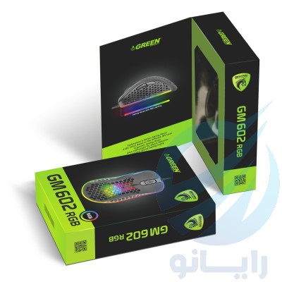 ماوس گیمینگ شرکت گرین GREEN MOUSE GAMING GM-601 RGB