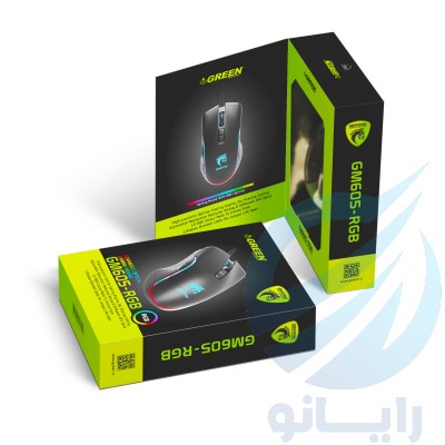 ماوس گیمینگ شرکت گرین GM-605 RGB