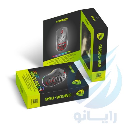 ماوس گیمینگ شرکت گرین GREEN MOUSE GAMING GM-606 RGB