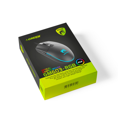 ماوس گیمینگ شرکت گرین green mouse gaming GM-603 RGB