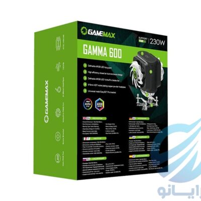 فن خنک کننده بادی GameMax گیم مکس مدل Gamma 600