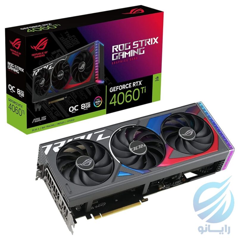 کارت گرافیک ایسوس مدل ASUS ROG Strix RTX 4060 Ti 8GB GDDR6 OC