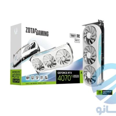 کارت گرافیک زوتک مدل ZOTAC RTX 4070 Ti SUPER Trinity OC White Edition 16GB