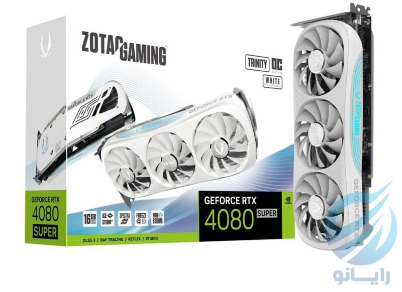 کارت گرافیک زوتک مدل ZOTAC RTX 4080 SUPER Trinity OC White Edition 16GB