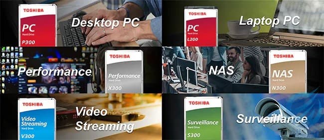 V300 N300 S300 X300 P300 MG توشیبا هارد TOSHIBA HDD قیمت خرید هارد دیسک توشیبا فروشگاه رایانو