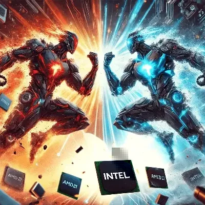 war جنگ مقایسه cpu intel amd بهترین پردازنده اینتل ای ام دی