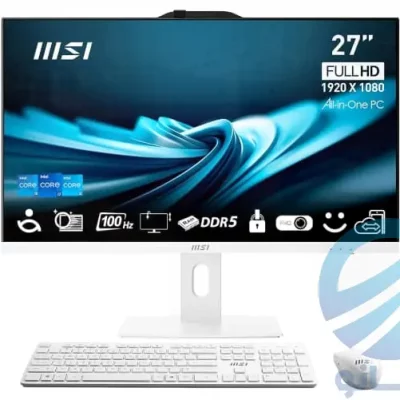 قیمت خرید ال این وان AP272P MSI AIO کامپیوتر All in One ام اس ای 27 اینچ PRO AP 272P 14M i7 I5 I3 سفید رنگ