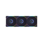 فن کیس لیان لی مدل UNI FAN TL 120 LCD Black بسته 3 عددی