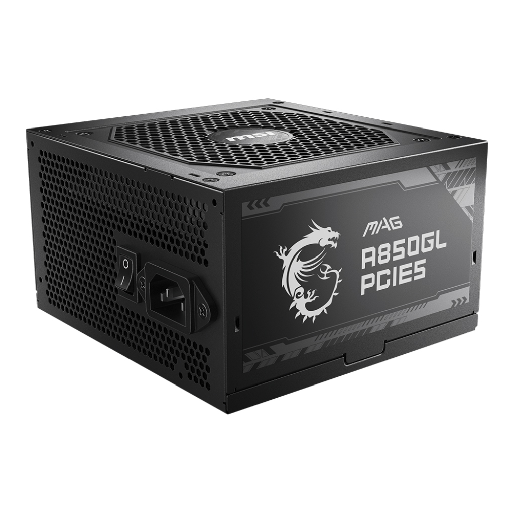 منبع تغذیه کامپیوتر ام اس آی مدل MAG A850GL PCIE5 منبع تغذیه کامپیوتر ام اس آی مدل MAG A850GL PCIE5