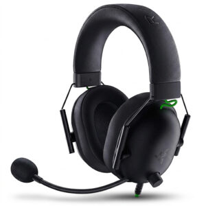 هدست گیمینگ بلوتوثی ریزر مدل BlackShark V2 X با نویز کنسلینگ بدنه، نویز کنسلینگ میکروفون (ENC)، اتصال از طریق جک 3.5 میلی‌متری، دارای صدای فراگیر 7.1 کاناله، دارای تکنولوژی صدای 360 درجه