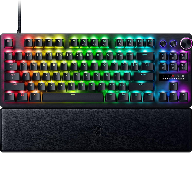 کیبورد گیمینگ ریزر مدل Huntsman V3 Pro TKL کیبورد گیمینگ ریزر مدل Huntsman V3 Pro TKL