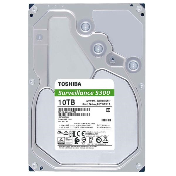 هارددیسک اینترنال توشیبا مدل s300 surveillance ظرفیت 10 ترابایت هارددیسک اینترنال توشیبا مدل s300 surveillance ظرفیت 10 ترابایت