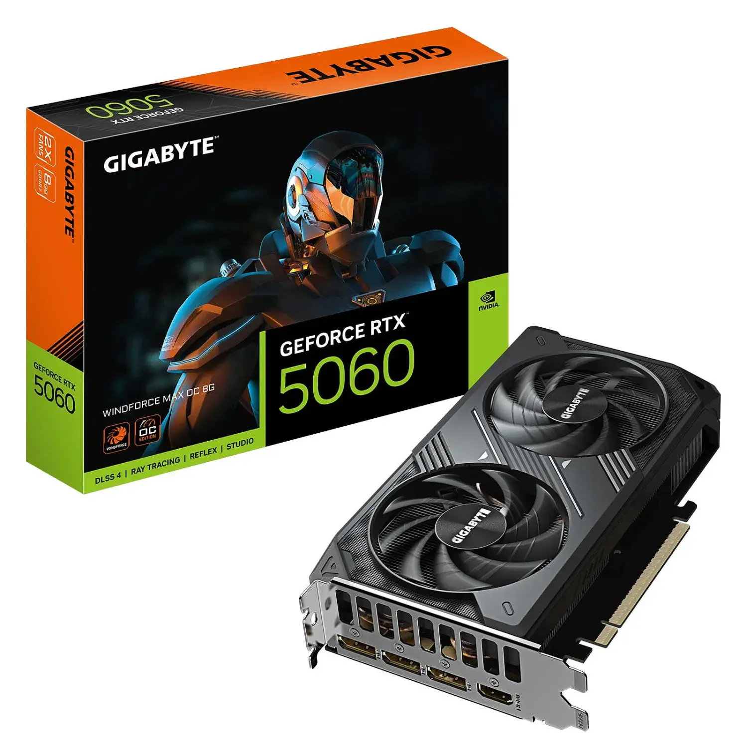 کارت گرافیک گیگابایت 5060 WF2 MAX OC 8G کارت گرافیک گیگابایت 5060 WF2 MAX OC 8G