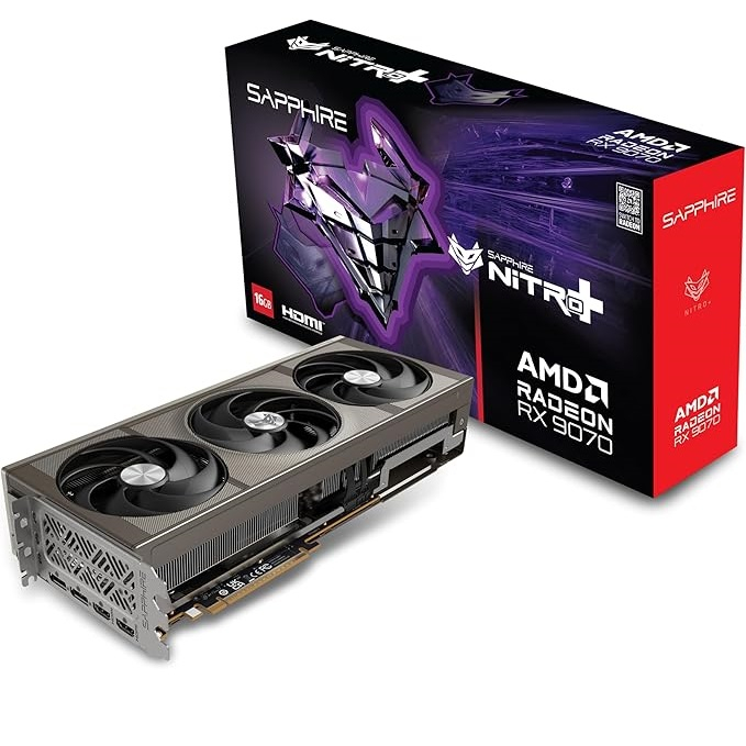 کارت گرافیک مبتنی بر AMD سافایر مدل NITRO+ AMD RADEON RX 9070 GAMING OC 16GB کارت گرافیک مبتنی بر AMD سافایر مدل NITRO+ AMD RADEON RX 9070 GAMING OC 16GB