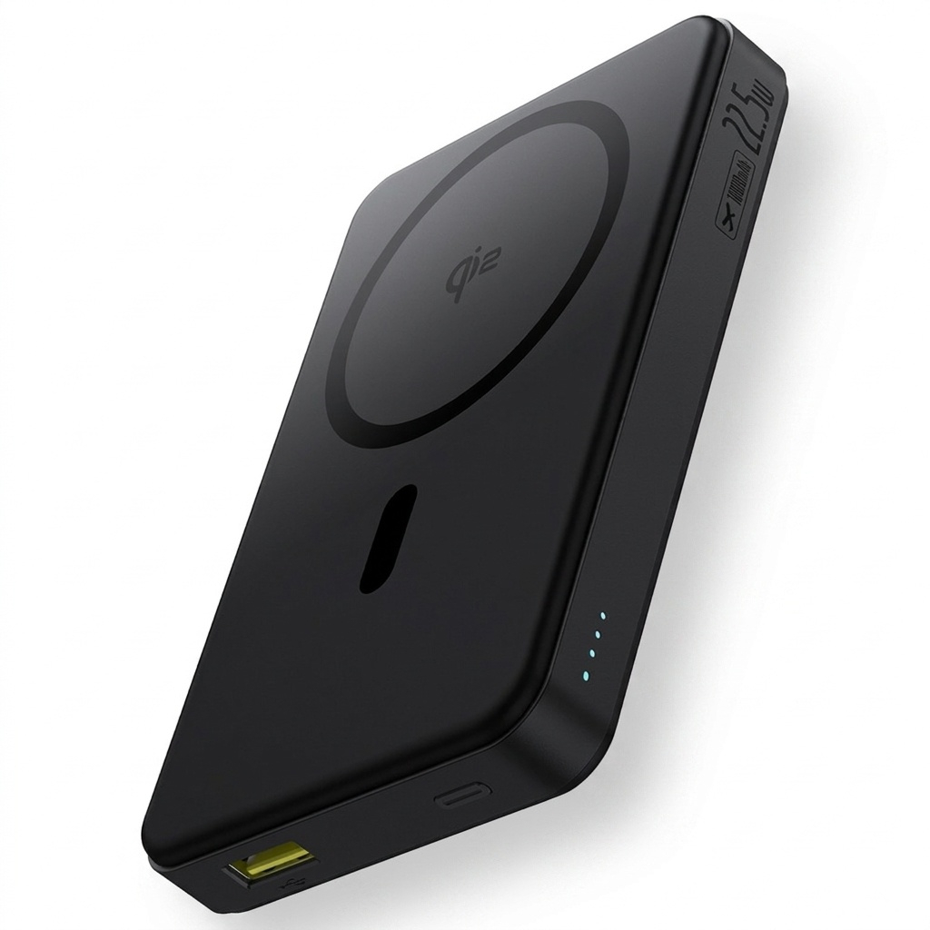 پاوربانک بیسیم 22.5 وات بیسوس مدل Airpow Ⅱ Qi2 Magnetic ظرفیت 10000 میلیآمپر ساعت پاوربانک بیسیم 22.5 وات بیسوس مدل Airpow Ⅱ Qi2 Magnetic ظرفیت 10000 میلیآمپر ساعت
