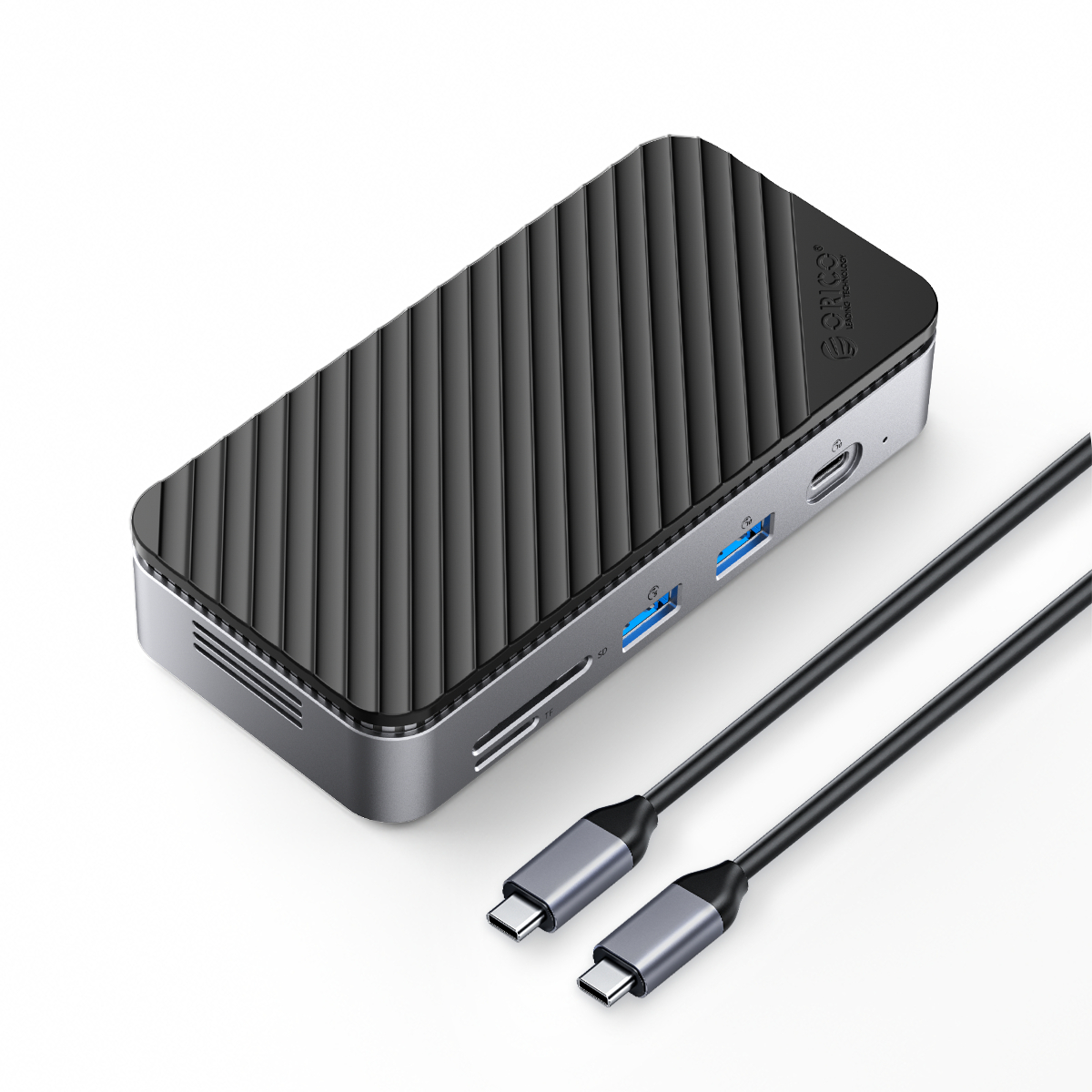 داک استیشن 9 پورت USB-C به همراه باکس M.2 اوریکو مدل M2P7 داک استیشن 9 پورت USB-C به همراه باکس M.2 اوریکو مدل M2P7