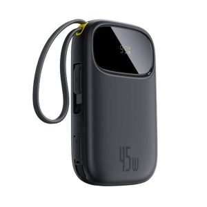 پاوربانک 45 وات بیسوس مدل EnerFill FC31 Qpow3 ظرفیت 20000 میلی‌آمپرساعت به همراه 2 عدد کابل لایتنینگ / USB-C